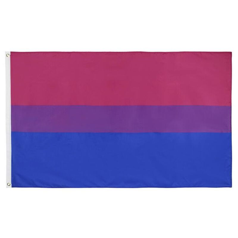 Anti Fading 100D Polyester Rainbow Flag 90x150cm For Mardi Gras